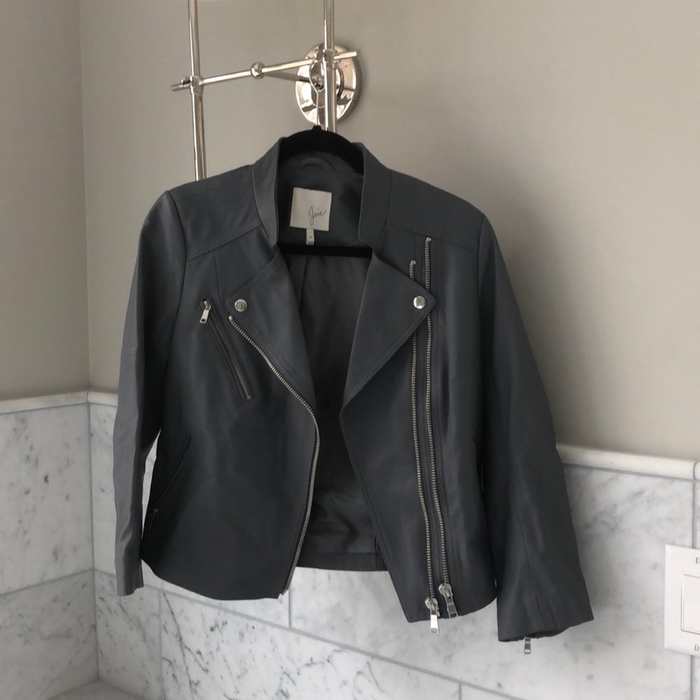 Joie lamb leather moto jacket